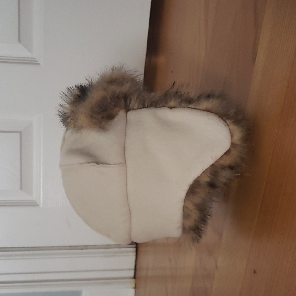 Faux fur/fleece hat from babyGap